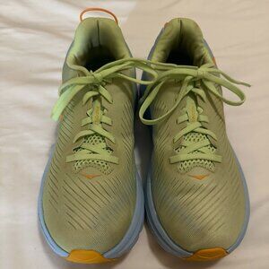 HOKA Rincon 3 Women’s Running Shoes – Size 8 – Fresh Green/Blue – Excellent Cond
